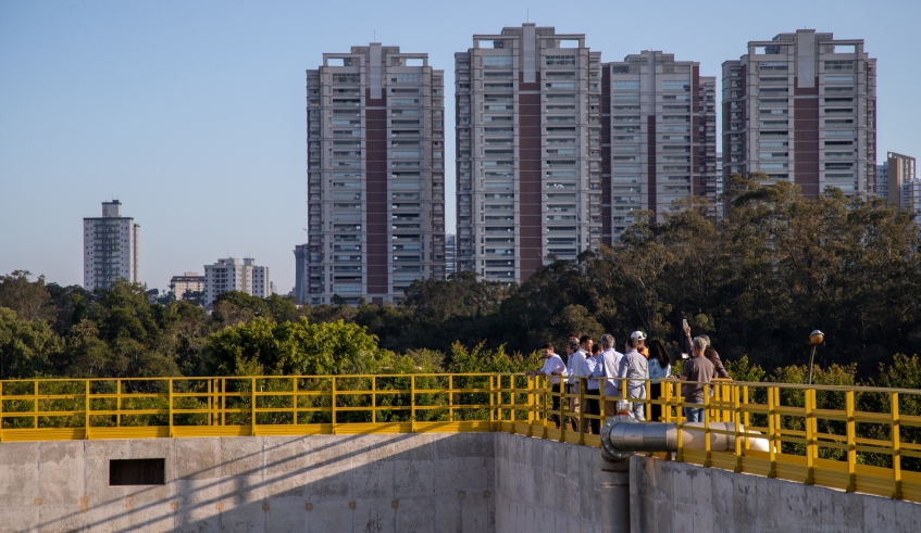 Executivos da CAF avaliam projetos e vistoriam obras do Programa Viva Mogi (Warley Kenji/PMMC)