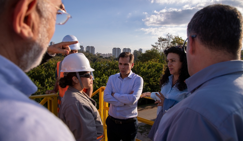 Executivos da CAF avaliam projetos e vistoriam obras do Programa Viva Mogi (Warley Kenji/PMMC)