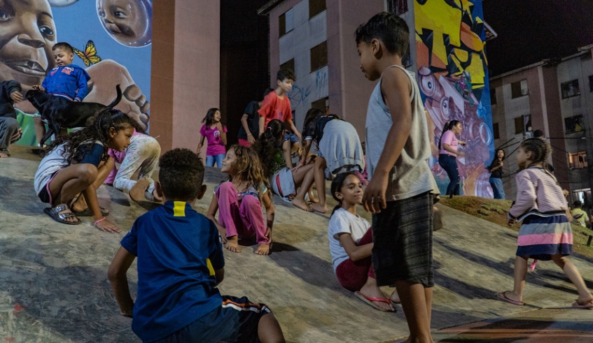 Espaço de Brincar de Jundiapeba foi concebido a partir de um amplo processo de participação da comunidade, incluindo as crianças (Divulgação/PMMC)