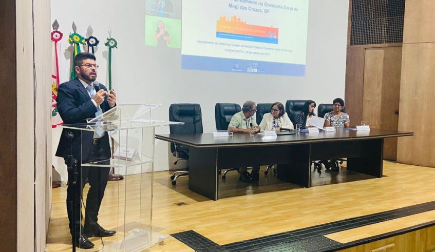 Resultados positivos de Mogi das Cruzes são destaque no Seminário Nacional de Ouvidorias (Divulgação/PMMC)