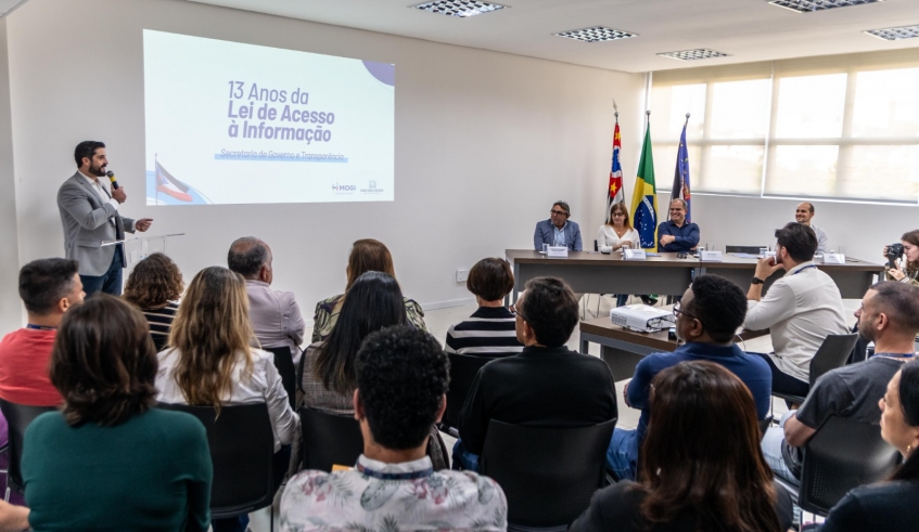 Evento realizado na Prefeitura marcou a comemoração aos 13 anos da Lei Federal 12.527/11, a Lei de Acesso à Informação (LAI) (Divulgação/PMMC)
