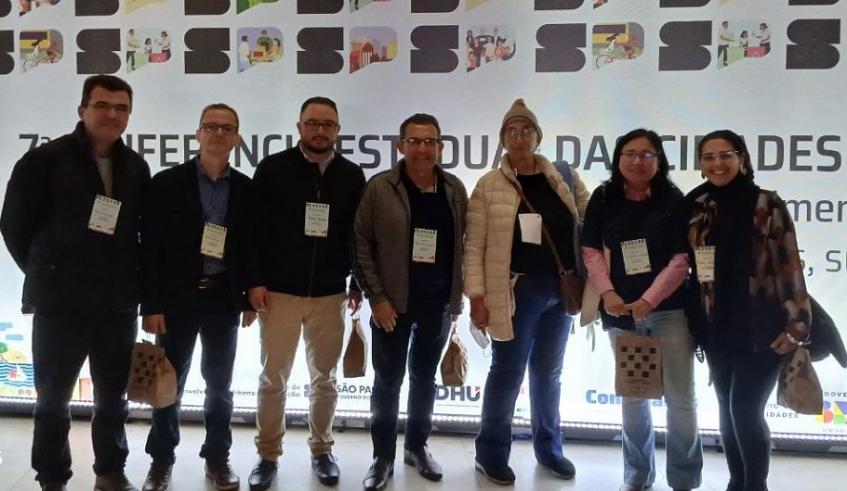 Delegados mogianos representam o município na 7ª Conferência Estadual das Cidades, que é preparatória para a Conferência Nacional, em outubro (Divulgação/PMMC)