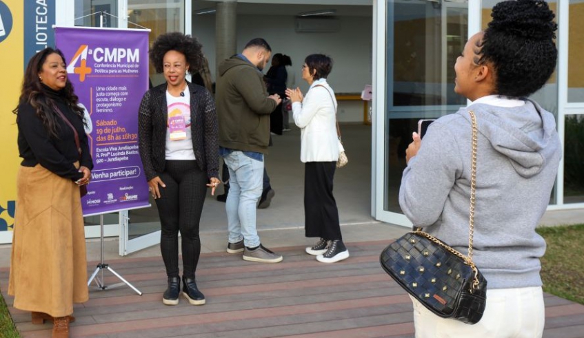 Secretária da Mulher, Livia Bolina acompanhou as atividades e destacou a importância da conferência como instrumento de construção coletiva