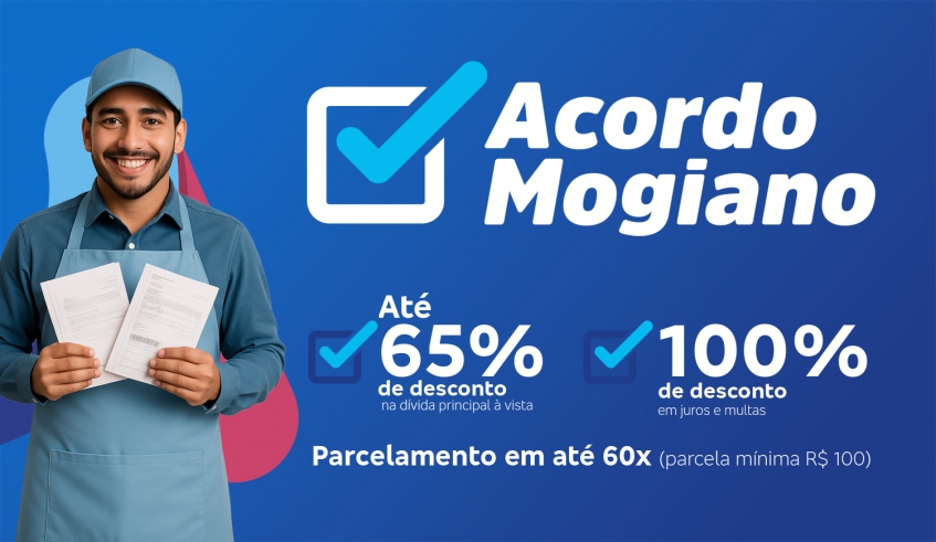 Na página do Acordo Mogiano contribuinte encontra informações sobre o programa, como aderir, quais dívidas poderão ser negociadas, descontos e parcelamento (Divulgação/PMMC)