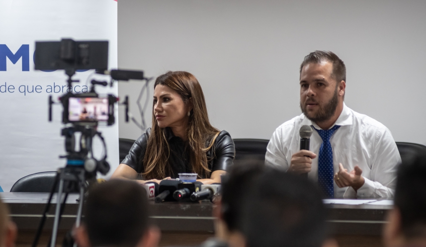 Ações para garantir a isenção dos mogianos ao pedágio foram detalhadas em entrevista do procurador-geral Filipe Hermanson, e da subprocuradora Dalciani Felizardo (Divulgação/PMMC)