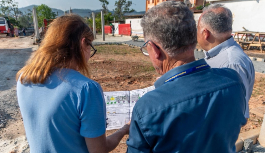 Reforma e revitalização da Praça Kaizuka, realizada pela Prefeitura de Mogi das Cruzes, criará um novo espaço de lazer e convivência para a população do Jardim Bela Vista (Divulgação/PMMC)