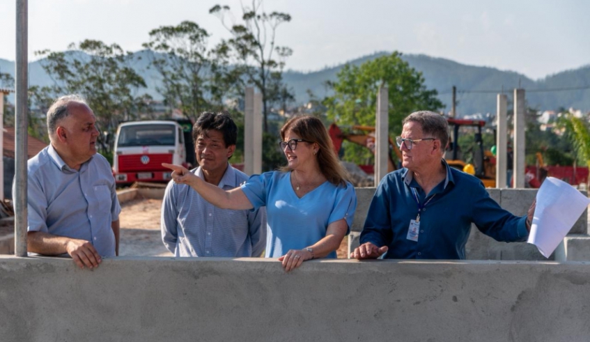 Reforma e revitalização da Praça Kaizuka, realizada pela Prefeitura de Mogi das Cruzes, criará um novo espaço de lazer e convivência para a população do Jardim Bela Vista (Divulgação/PMMC)
