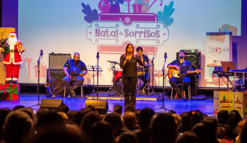 Prefeita Mara Bertaiolli abre a Campanha Natal de Sorrisos do Fundo Social (Divulgação - PMMC)