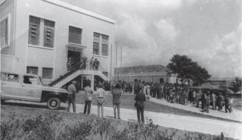 HISTÓRIA: Cerimônia de inauguração da sede da autaquia, realizada em 31 de março de 1971 (Arquivo Semae)