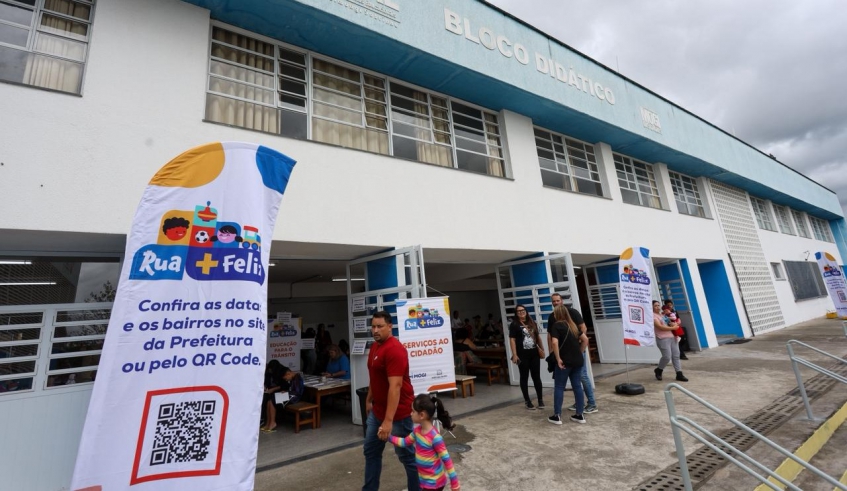 Edição deste sábado (08/11) do projeto Rua Mais Feliz levou opções de diversão, apresentações artísticas e serviços para a população do Botujuru (Divulgação/PMMC)