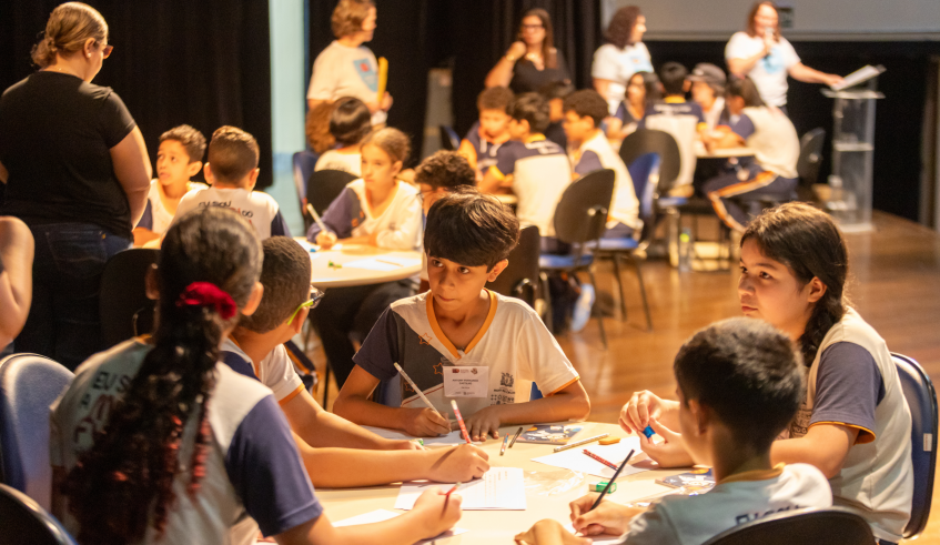 O objetivo da Jornada Matemática é estimular o desenvolvimento das habilidades matemáticas por meio de atividades coletivas. (Divulgação/PMMC)