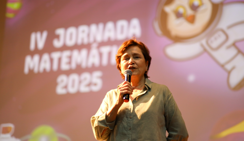 A secretária adjunta de Educação, Maria Aparecida Cervan Vidal, acompanhou a final. (Divulgação/PMMC)