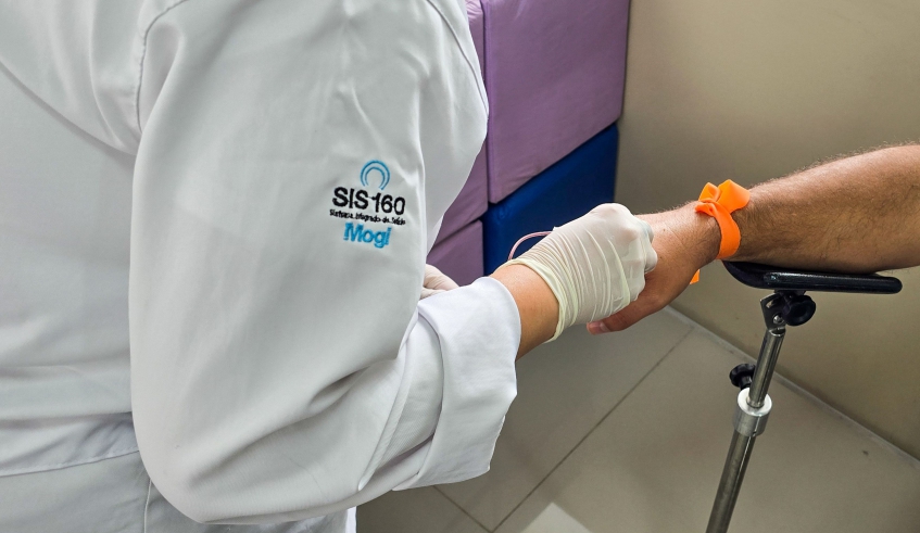 Foram oferecidos serviços de multivacinação e aferição de pressão, entre outras ações de saúde (Foto: Julio Nogueira/Semae)