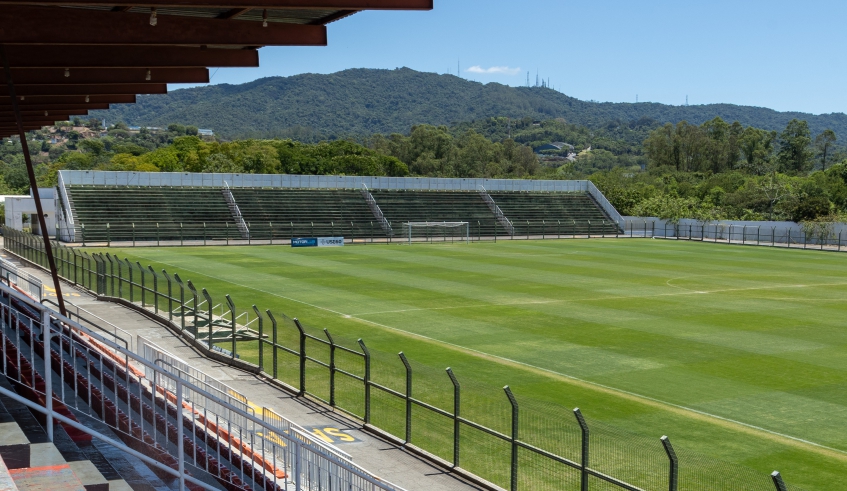 Estádio Prefeito Francisco Ribeiro Nogueira, o Nogueirão, receberá o Grupo 23 da Copa São Paulo, com União Mogi, Fortaleza, Confiança (PB) e Centro Olímpico (Divulgação/PMMC)