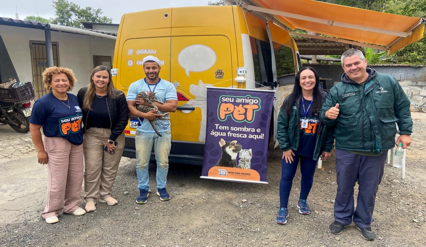 Programa Seu Amigo Pet oferece serviços de forma itinerante, percorrendo os bairros de Mogi das Cruzes (Divulgação/PMMC)