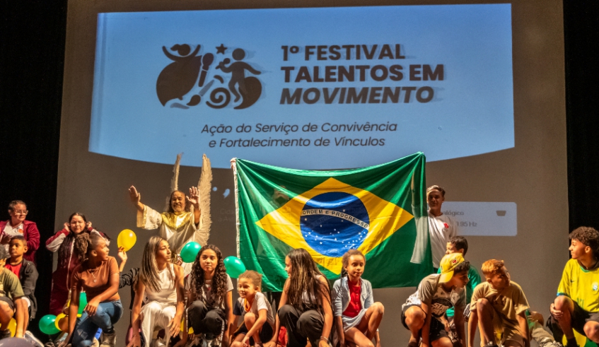 Crianças e jovens de 11 Serviços de Convivência e Fortalecimento de Vínculos participaram do 1º Festival Talentos em Movimentos (Divulgação/ PMMC)