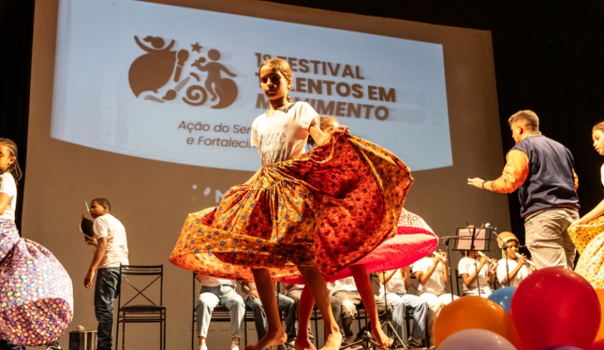 Crianças e jovens de 11 Serviços de Convivência e Fortalecimento de Vínculos participaram do 1º Festival Talentos em Movimentos (Divulgação/ PMMC)