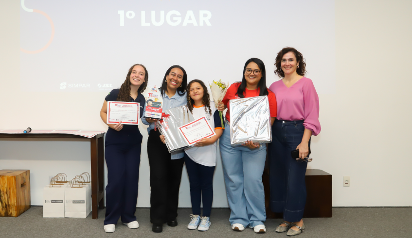 Camile Vitória de Almeida da EM Dr. Waldir Paiva de Oliveira Freitas, em Braz Cubas, aluna da professora Stefani Lima de Abreu, conquistou o primeiro lugar. (Andrea Matsumoto)