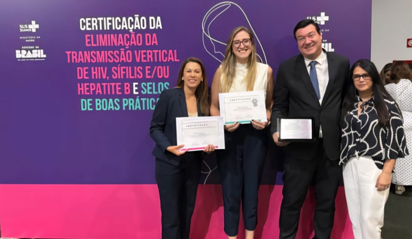 Mogi das Cruzes recebe certificação pelo combate à Aids e sífilis no Ministério da Saúde (Divulgação)