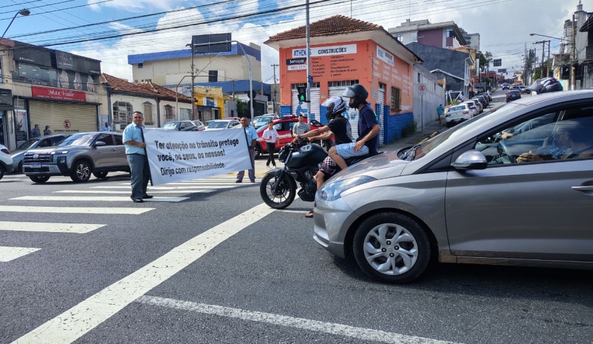 OSDI teve a participação da Secretaria de Mobilidade e Trânsito, Detran-SP, Corpo de Bombeiros, empresas de transporte coletivo e de uma concessionária (Divulgação/PMMC)