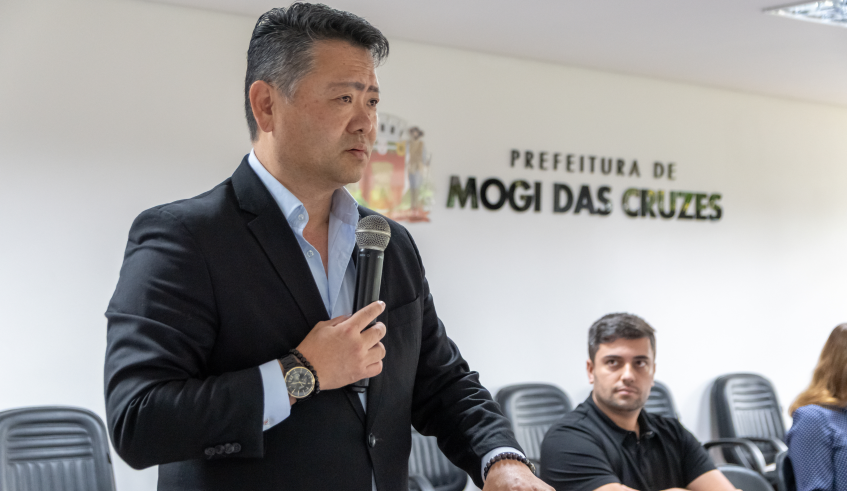 "A gestão vem elevando a mobilidade a um patamar cada vez mais relevante nas políticas públicas do município", destacou Felício Kamiyama. (Divulgação/PMMC)