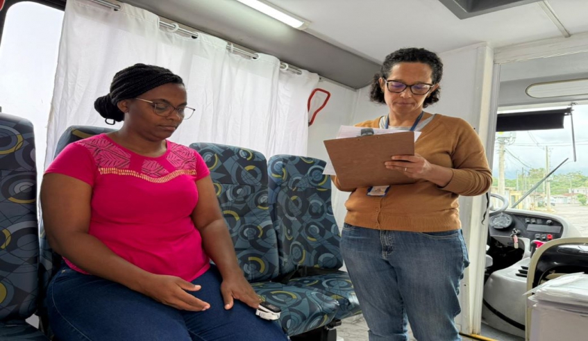 Equipes de Saúde levaram orientações e serviços às mulheres