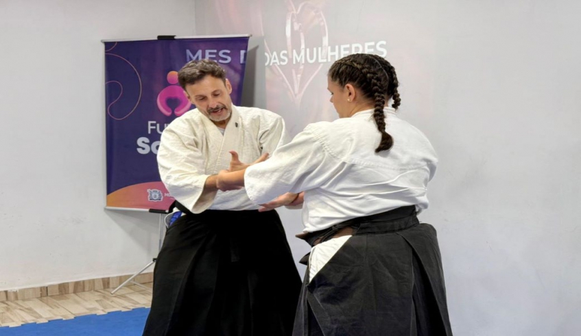 Eevento contou com Tranças Nagô e também uma demonstração de defesa pessoal para mulheres com base no Aikido